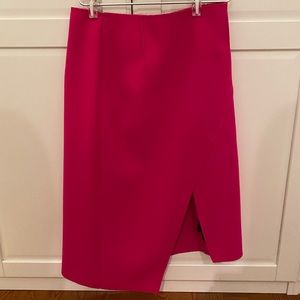 Topshop pink skirt with slit